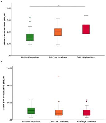 Loneliness, Circulating Endocannabinoid Concentrations, and Grief Trajectories in Bereaved Older Adults: A Longitudinal Study